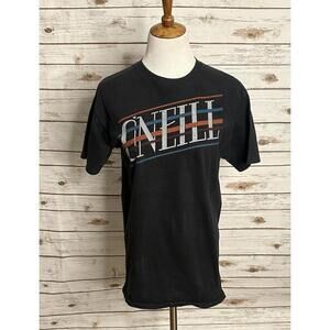 O'Neill black cotton short sleeve graphic t-shirt Size Medium
